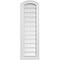 Ekena Millwork Arch Top Surface Mount PVC Gable Vent w/ 2"W x 2"P Brickmould Sill Frame, 12"W x 36"H GVPAR12X3603SN - alternate 1